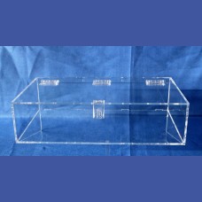 VITRINA plana para pared atornillada con cierre para candado<br>Medidas: 600 x 330 x 100 mm<br>